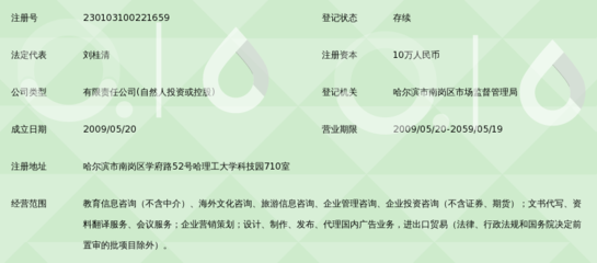 哈尔滨美际文化教育咨询